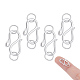 4Pcs 925 Sterling Silver S-Hook Clasps(STER-NB0001-29)-1