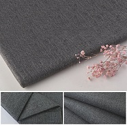 Polyester Imitation Linen Fabric, Sofa Cover, Garment Accessories, Rectangle, Dark Slate Gray, 29~30x19~20x0.09cm(DIY-WH0199-16L)