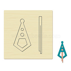 Wood Cutting Dies, with Steel, for DIY Scrapbooking/Photo Album, Decorative Embossing DIY Paper Card, Other Pattern, 10x10cm(DIY-WH0178-068)