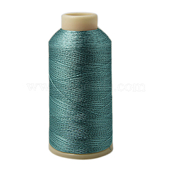 Metallic Thread, Embroidery Thread, 9-Ply, Sky Blue, 0.8mm, about 328.08 yards(300m)/roll(MCOR-G001-0.8mm-06)