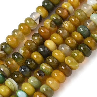 brins de perles d'agate &agrave; bandes naturelles(G-F790-I01-01S)-2