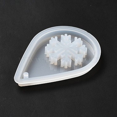 DIY Christmas Snowflake Pendant Silicone Molds(X-DIY-G056-A02)-5