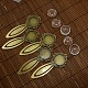 20mm Clear Domed Glass Cabochon Cover for Antique Bronze DIY Alloy Portrait Bookmark Making(DIY-X0125-AB-NR)-1