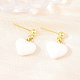 Women's Brass Stud Earrings(EJEW-Z164-19G-01)-1