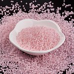 TOHO 11/0 Round Beads, Japanese Seed Beads, (145) Ceylon Innocent Pink, 2.2mm, Hole: 0.8mm, about 1111pcs/10g(X-SEED-TR11-0145)