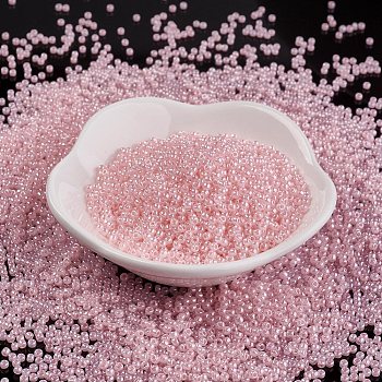 TOHO 11/0 Round Beads, Japanese Seed Beads, (145) Ceylon Innocent Pink, 2.2mm, Hole: 0.8mm, about 1111pcs/10g