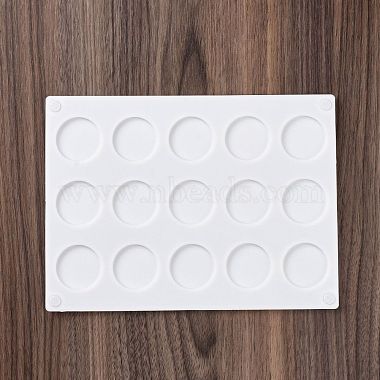 DIY Flat Round Wax Seal Stamp Silicone Mats(AJEW-A038-01)-2