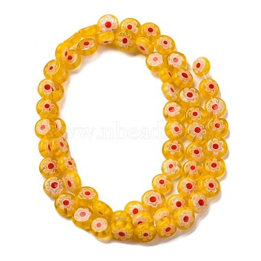 Handmade Millefiori Lampwork Beads Strands(LAMP-G164-11G)-2