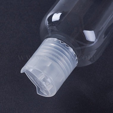 ペットプラスチックのプレスキャップ透明なボトル(MRMJ-WH0009-04-200ml)-3