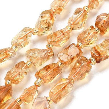 Nuggets Citrine Beads