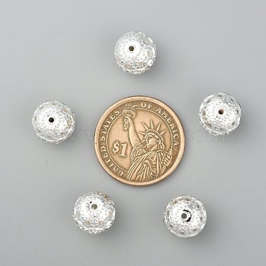 Perles en laiton de strass(RB-A011-12mm-01S)-3