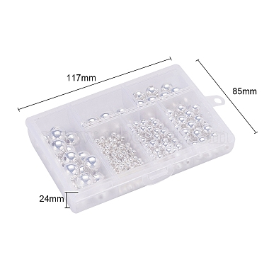 497Pcs 5 Style ABS Plastic Beads(OACR-YW0001-10B)-5