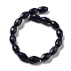 Synthetic Blue Goldstone Beads Strands(G-P520-C25-01)-3