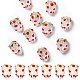 20Pcs Handmade Foil Lampwork Bumpy Beads(FOIL-SZ0001-01)-1