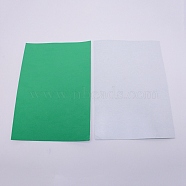 Sponge EVA Sheet Foam Paper Sets, With Adhesive Back, Antiskid, Rectangle, Green, 30x21x0.1cm(AJEW-WH0017-48H)
