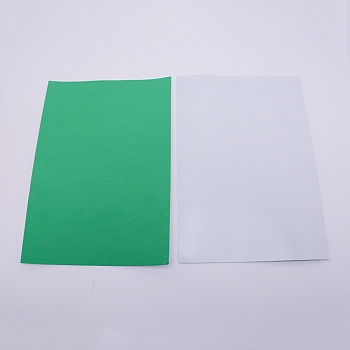 Sponge EVA Sheet Foam Paper Sets, With Adhesive Back, Antiskid, Rectangle, Green, 30x21x0.1cm