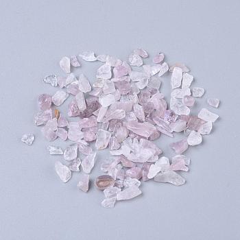 Natural Rose Quartz Chip Beads, No Hole/Undrilled, 2~8x2~4mm, about 340pcs/20g