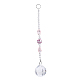Faceted Crystal Glass Ball Chandelier Suncatchers Prisms(AJEW-G025-A01)-1