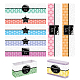 PandaHall Elite 90Pcs 9 Colors Floral Pattern Handmade Soap Paper Tag(DIY-PH0005-82)-1