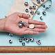 20pcs 2 couleurs perles de silicone(SIL-TA0001-07A)-4