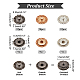 30Pcs 3 Colors Alloy & Brass Snap Buttons(FIND-NB0003-64)-2
