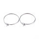 316 Surgical Stainless Steel Hoop Earring Findings(STAS-J025-01B-P)-1