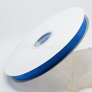 Polyester Organza Ribbon, Cornflower Blue, 3/8 inch(9mm), 200yards/roll(182.88m/roll)(ORIB-L001-03-327)