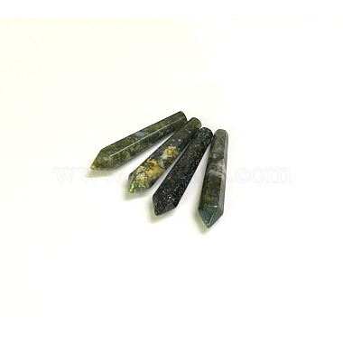 Natural Moss Agate Pointed Beads(G-E490-E08)-2
