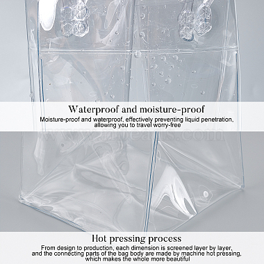 Valentine's Day Transparent PVC Plastic Bag with Handle(ABAG-BC0001-20)-4
