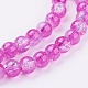 Spray Painted Crackle Glass Beads Strands(CCG-Q002-6mm-09)-3