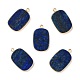 Natural Lapis Lazuli Pendants(G-P460-04C)-1
