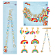 Knitting Row Counter Chains & Locking Stitch Markers Kits(HJEW-AB00512)-1