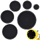 Elite 10 Sets 5 Style Flat Round Felt Fabric(DIY-PH0009-24A)-1