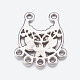Tibetan Style Alloy Chandelier Components Links(PALLOY-EA10687Y-AS-NF)-3