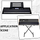 Microfiber Dustproof Cover for Piano Keyboard(AJEW-GF0013-72A)-5