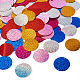 150Pcs PVC Paillette/Sequin Links(PVC-TA0001-07B)-3