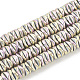 Electroplate Non-magnetic Synthetic Hematite Beads Strands(X-G-N0322-01C)-1