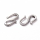 Brass S Hook Clasps(KK-L205-04P)-2