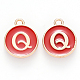 Golden Plated Alloy Enamel Charms(ENAM-S118-03Q)-1