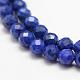 Chapelets de perles en lapis-lazuli naturel(G-G682-40-5mm)-3