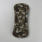 Polyester Tactical Vest Shoulder Strap Pads, Comfort Cushion Pad, Rectangle, Coffee, 215x100x17~27.5mm(FIND-WH0173-031B)