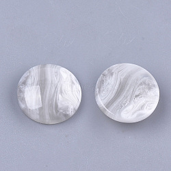Resin Cabochons, Imitation Gemstone Style, Dome/Half Round, Gainsboro, 12x5mm(CRES-S363-04D-01)