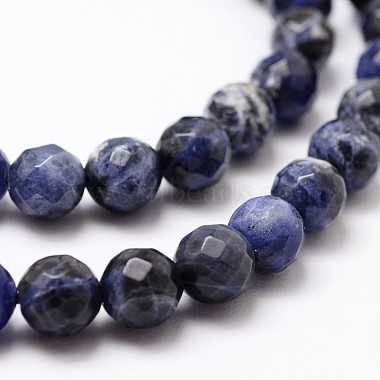 Natural Sodalite Beads Strands(X-G-D840-19-8mm)-3
