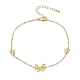 Brass Butterfly Link Bracelets(KK-CBAFF9E-01G)-4