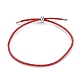 Adjustable PU Leather Cord Slider Bracelets(BJEW-F412-05P)-2