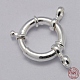925 Sterling Silver Spring Rings Clasps(STER-A007-13E)-1