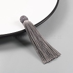 Polyester Tassel Pendants, Tan, 105~109x14mm, Hole: 3mm(FIND-U022-18A)