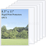 PVC ID Card Holder, Rectangle, Clear, 290x227x0.5mm, Inner Diameter: 287x219mm(AJEW-WH20018-286)