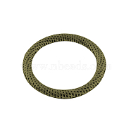 Tibetan Style Alloy Linking Rings, Circle Frames, Cadmium Free & Lead Free, Antique Bronze, 29.5x3mm, about 285pcs/1000g(TIBE-Q046-25AB-LF)