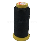 Nylon Sewing Thread, 12-Ply, Spool Cord, Black, 0.6mm, 150yards/roll(X-OCOR-N12-2)